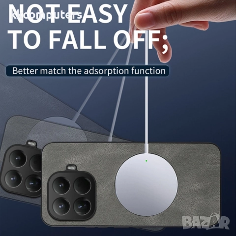 Xiaomi 15T Pro Магнитен Калъф WANLONFENG [2бр. Протектори] | SD Series | PC+TPU | MagSafe, 4 Цвята, снимка 6 - Калъфи, кейсове - 52365723