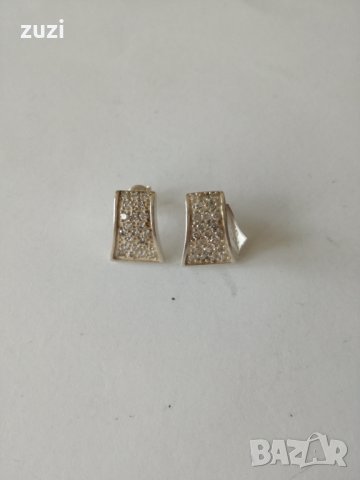 Сребърни обеци с цирконий - сребро проба 925 , снимка 3 - Обеци - 37956838