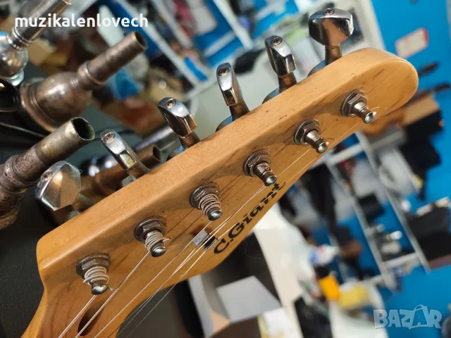 Електрическа китара C.Giant Strat / Stratocaster тип – черна, снимка 6 - Китари - 55720482