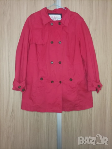 Макси памучен тренчкот Ulla Popken 