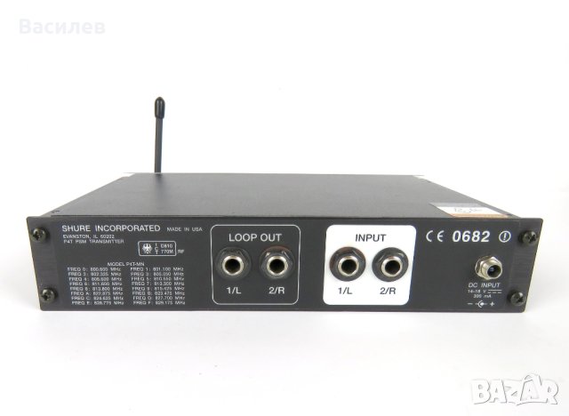 Оригинален Shure EP4T трансмитер за PSM 400 безжични системи / USA, снимка 5 - Микрофони - 42590575