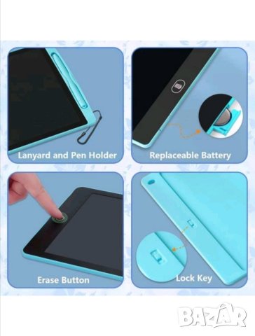 Детски LCD таблет за рисуване и писане, снимка 7 - Ученически пособия, канцеларски материали - 42547867