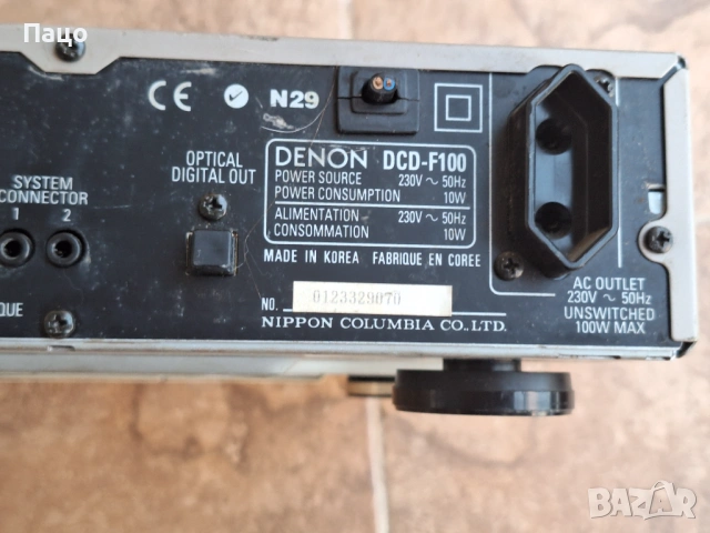 DENON  DCD-F100, снимка 7 - Плейъри, домашно кино, прожектори - 54244848