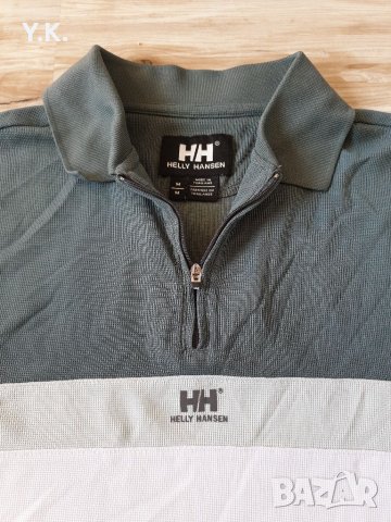 Оригинална мъжка тениска с яка Helly Hansen, снимка 3 - Тениски - 32049066