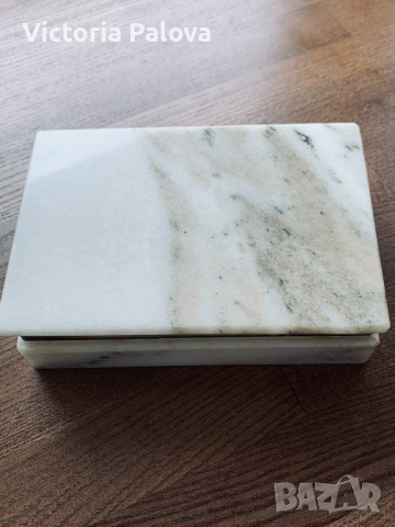 Мраморна кутийка за бижута, снимка 5 - Антикварни и старинни предмети - 36550430