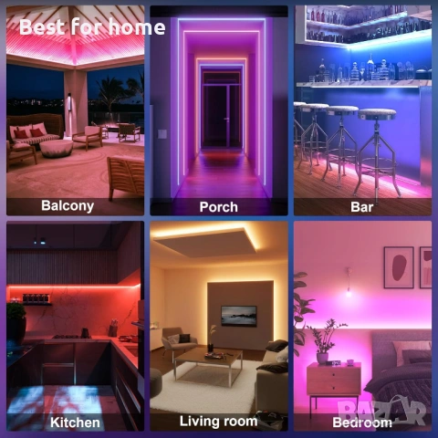 Cozylady водоустойчива RGB неонова светлина, снимка 7 - Лед осветление - 54209322