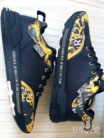 Versace Jeans Couture Mens Size 42 /27 см UK 7.5 US 8.5 ОРИГИНАЛ! Мъжки спортни - обувки !, снимка 10 - Спортно елегантни обувки - 53736668