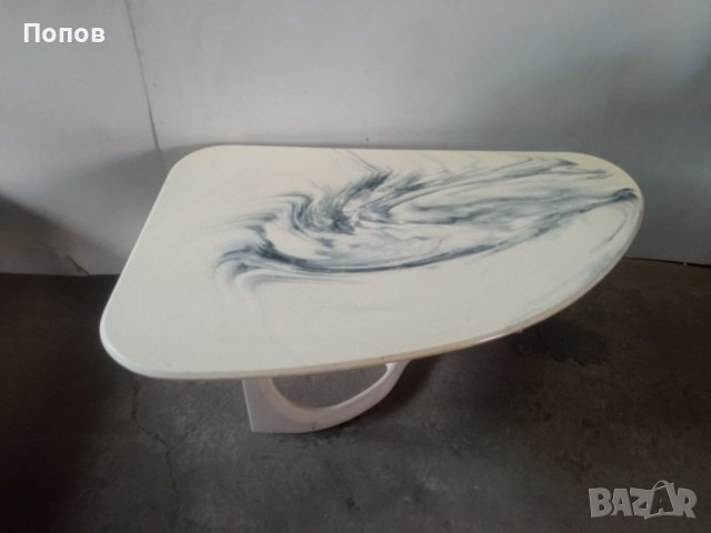  Дизайнерска Каменна маса, снимка 3 - Маси - 42379948