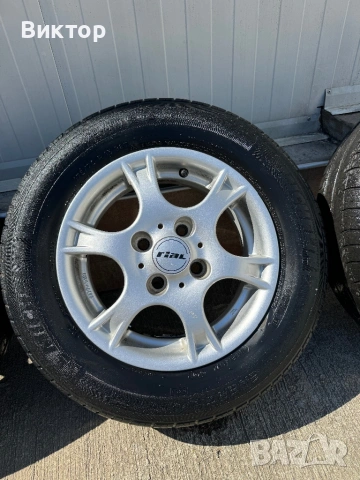 Джанти с гуми 4х100 13” , снимка 4 - Гуми и джанти - 54110115