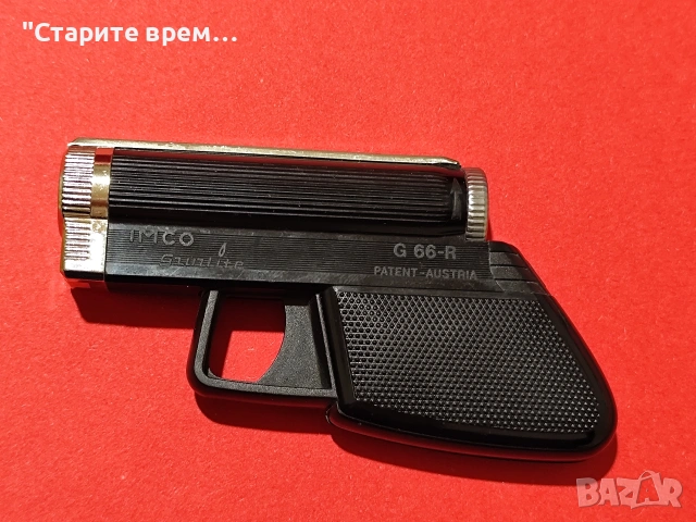 Австрийска Запалка Imco Gun-Lite G-66 R 1973 г , снимка 5 - Запалки - 53058973