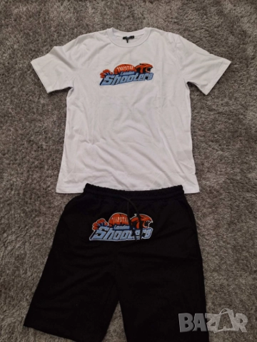 Trapstar Спортен Екип РАЗПРОДАЖБА Трапстар черно/бял екип памук, снимка 2 - Спортни дрехи, екипи - 52454610