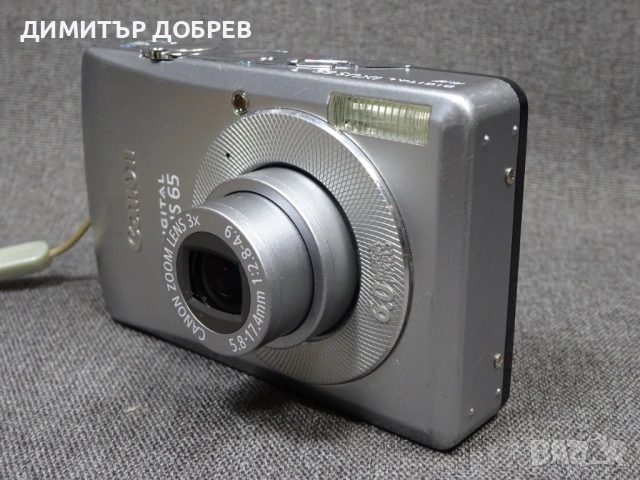ЦИФРОВ ФОТОАПАРАТ CANON DIGITAL IXUS 65 6.0MP DIGITAL CAMERA, снимка 3 - Фотоапарати - 54005241