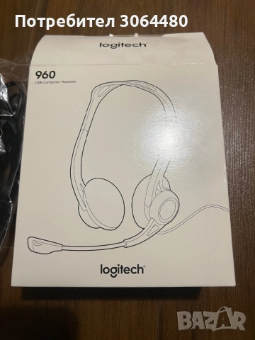Слушалки Logitech нови, снимка 2 - Слушалки за компютър - 53181156