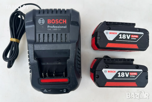 BOSCH GWS 18V-125 V-Li - Акумулаторен ъглошлайф 2x18V 5.0Ah, снимка 8 - Ъглошлайфи - 52914928