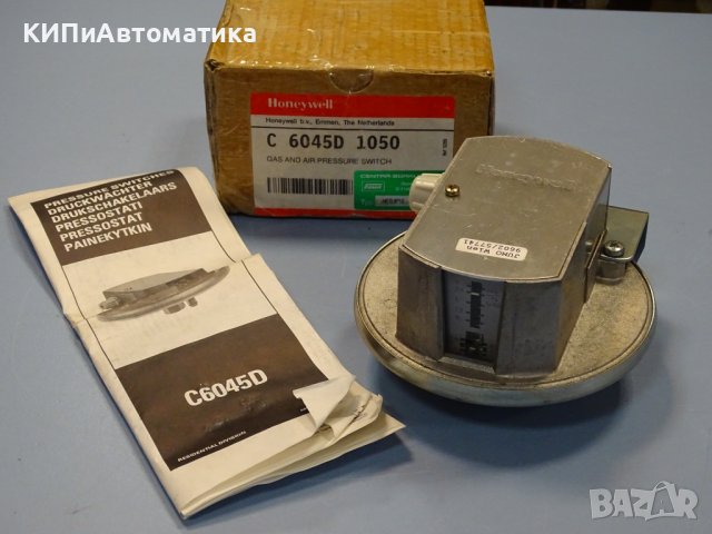 пресостат Honeywell C6045D 1050 Gas and Air Pressure Switch