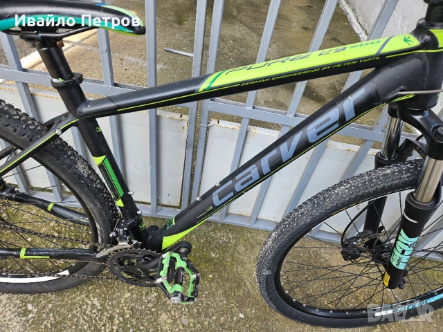 Хидравлика-алуминиев велосипед 29 цола CARVER-шест месеца гаранция, снимка 7 - Велосипеди - 54095550