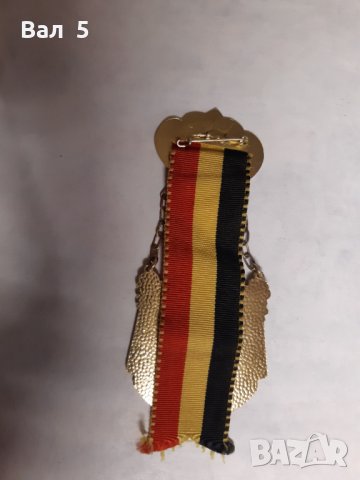 Рядък  голям красив медал , плакет - 150 години БЕЛГИЯ, снимка 5 - Антикварни и старинни предмети - 35366974