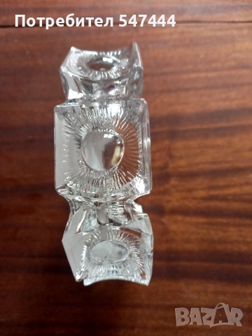 Кристален пепелник, снимка 2 - Други - 52747635