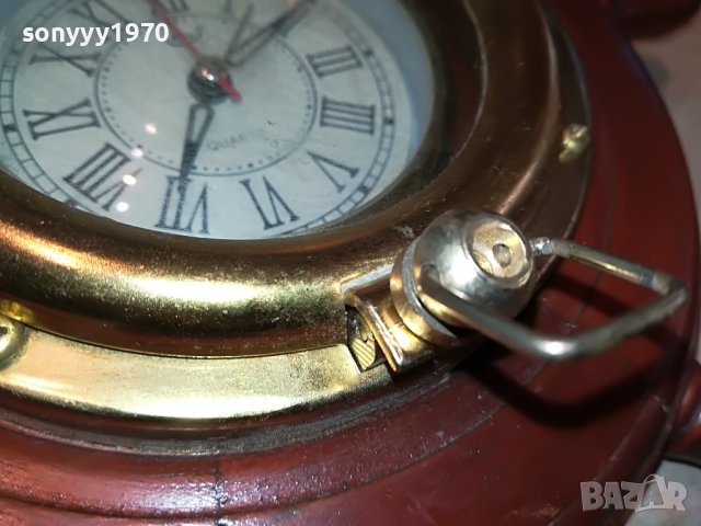 antique france-часовник рул-месинг/дърво 2710221637, снимка 11 - Колекции - 38472657