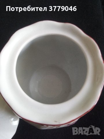 Порцеланова захарница , снимка 5 - Аксесоари за кухня - 44458716