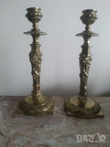 два барокови свещници-комплект