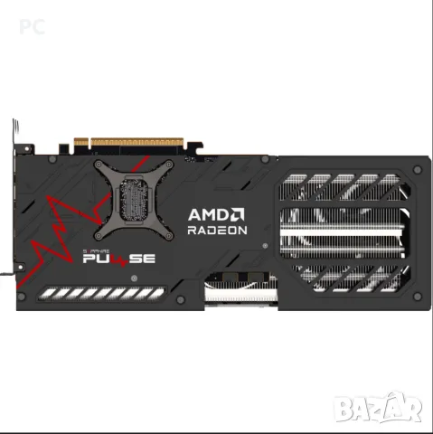 Видео карта Sapphire Pulse RX 9070 XT 16GB Нова 36м. Гаранция, снимка 2 - Видеокарти - 55565882