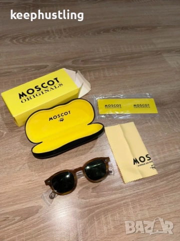 Слънчеви очила Moscot Lemtosh Linen Frame Dark Green Lenses, снимка 3 - Слънчеви и диоптрични очила - 53930943