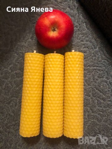 Пчелна свещ- голяма- ръчна изработка, снимка 5 - Други - 34969372