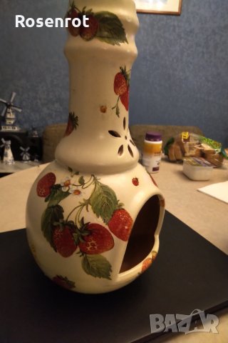 Немски ръчно изработен голям свещник , снимка 3 - Декорация за дома - 31006348