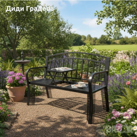 Градинска пейка 2 в 1 с разтегателна маса - удобство и функционалност, снимка 4 - Градински мебели, декорация  - 53913082
