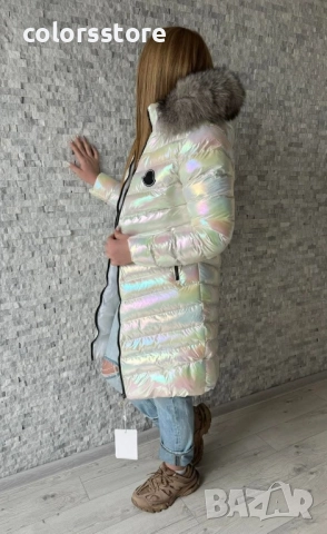 Дамско дълго зимно яке с Естествен пух/IM80x, снимка 2 - Якета - 51651842