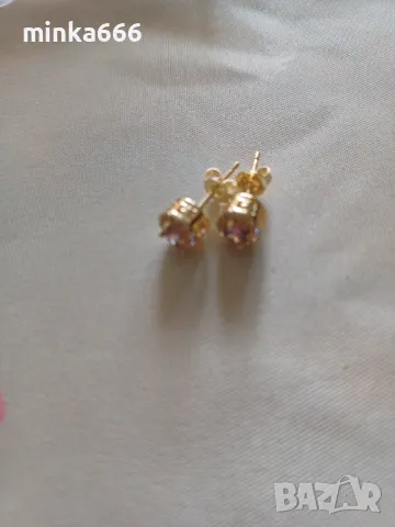 Ново!-Златни обеци., снимка 1