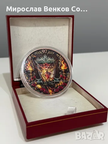 Колекционерски меден медал Liverpool FC (97 Hillsborough Memorial) –Лимитирана серия 187/300 (5 oz)