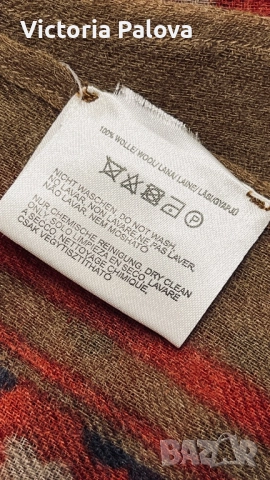 Луксозен вълнен шал MARC O’POLO, снимка 10 - Шалове - 52656367