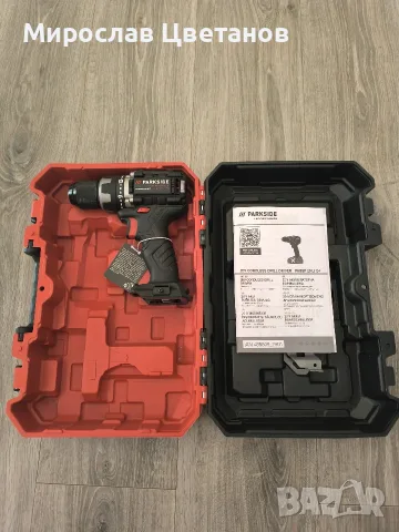 Продавам нов винтоверт Parkside Performance PABSP 20-Li C4 (само тяло) – 35 €, снимка 3 - Винтоверти - 55746893