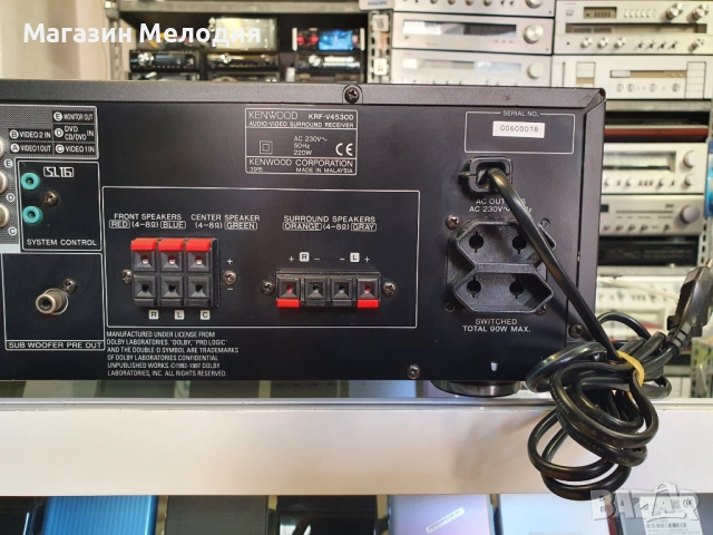 Ресийвър Kenwood KRF-V4530D В отлично техническо и визуално състояние., снимка 10 - Ресийвъри, усилватели, смесителни пултове - 50601997