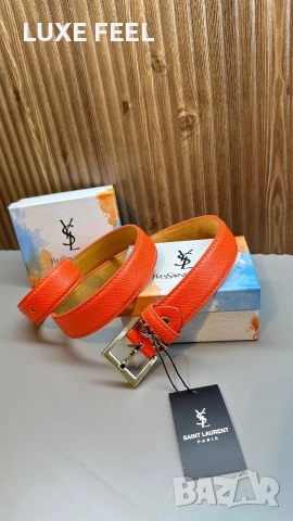 YVES SAINT LAURENT 💎 Естествена Кожа 💎, снимка 4 - Колани - 54111957