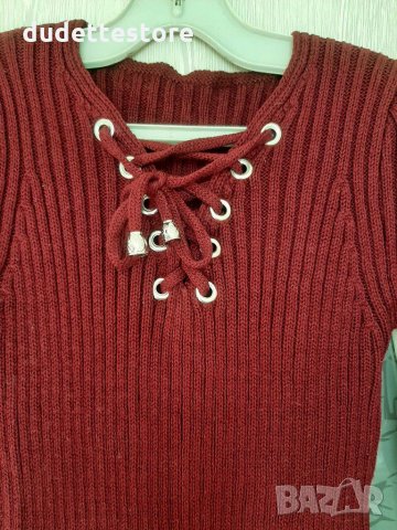 Красиви и топли рокли бордо, снимка 4 - Рокли - 31515832