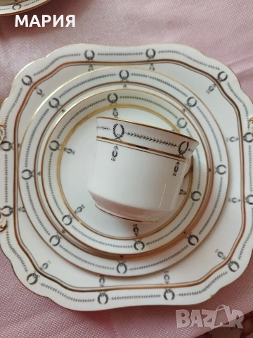 Aynsley 1905г костен сервиз , снимка 17 - Антикварни и старинни предмети - 53923310