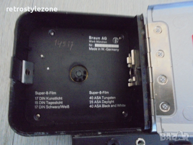 № 8573 Стара камера Nizo S30 Super 8 – винтидж, Германия , снимка 3 - Други ценни предмети - 54283530