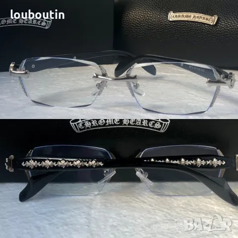 CHROME HEARTS диоптрични рамки очила за компютър прозрачни слънчеви мъжки дамски унисекс, снимка 3 - Слънчеви и диоптрични очила - 47698969