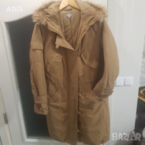 NAF NAF original зимно яке парка манто/3/4 пухена подплата , снимка 3 - Палта, манта - 38926732