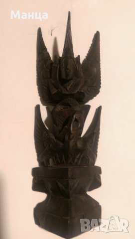 Африканска статуетка, снимка 6 - Статуетки - 31289806