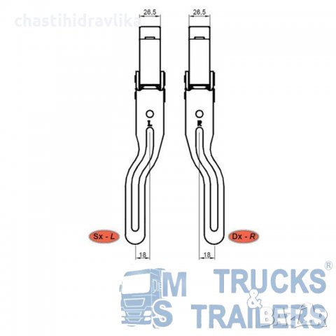 ДЯСНА КЛЮЧАЛКА ЗА КАПАК, снимка 4 - Части - 29368568