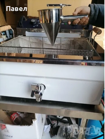 Фритюрник професионален електрически, снимка 2 - Фритюрници - 53282445