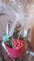 🌺 Ръчно изработени саксии с цветя от бебешки чорапки 🌼, снимка 11