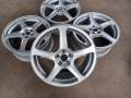 4 бр. чисто нови алуминиеви джанти AEZ 18 цола 5x100, централен отвор 54.1 , ET42, 7J, снимка 1