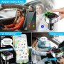 FM трансмитер Bluetooth 5.0, Волтметър, 6 LED светлини,  Dual USB QC3.0, Siri, Google, снимка 3