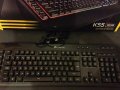 Продавам клавиатура CORSAIR K55 RGB с проблем, снимка 1 - Клавиатури и мишки - 30896836