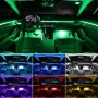 Система за LED амбиентно осветление за автомобили с RGB 64 цвята, 10в1, снимка 6